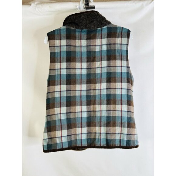 Vintage 90s Pendleton Wool Cable Knit Cardigan Sweater Vest Coat - Picture 7 of 7